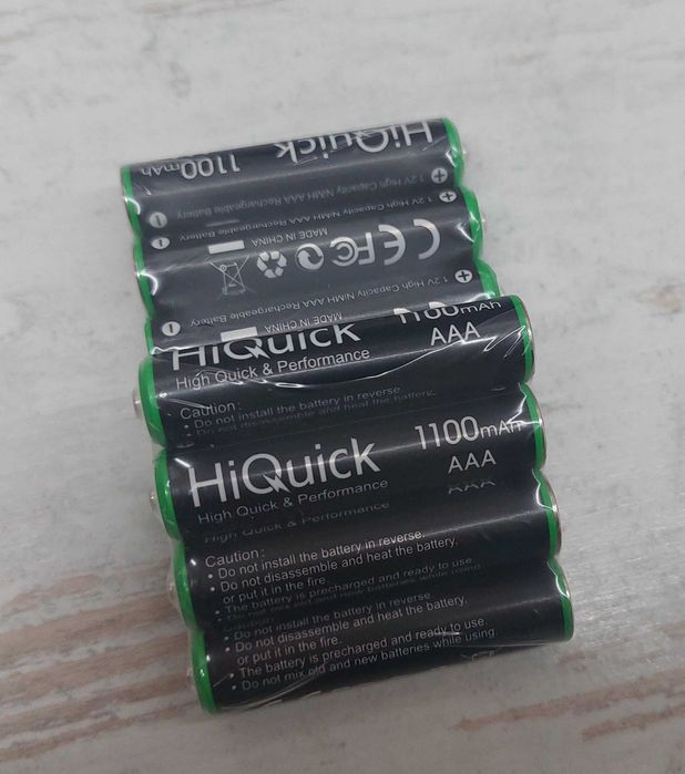 Батарейки акумулятори HiQuick AAA Batteries 1100mAh