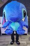 Ogromna maskotka stitch sticz niebieska rozowa