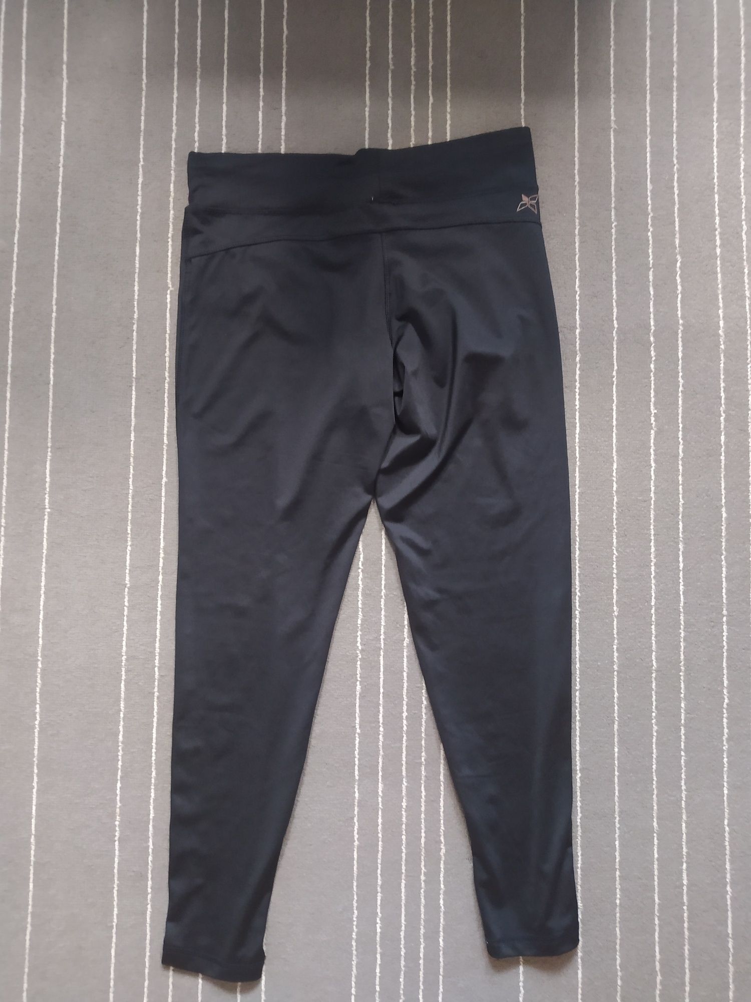 Legginsy długie czarne jak nowe Crivit