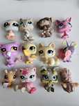 5 Lps littlest pet shop figurki zestaw kot pies gołąb