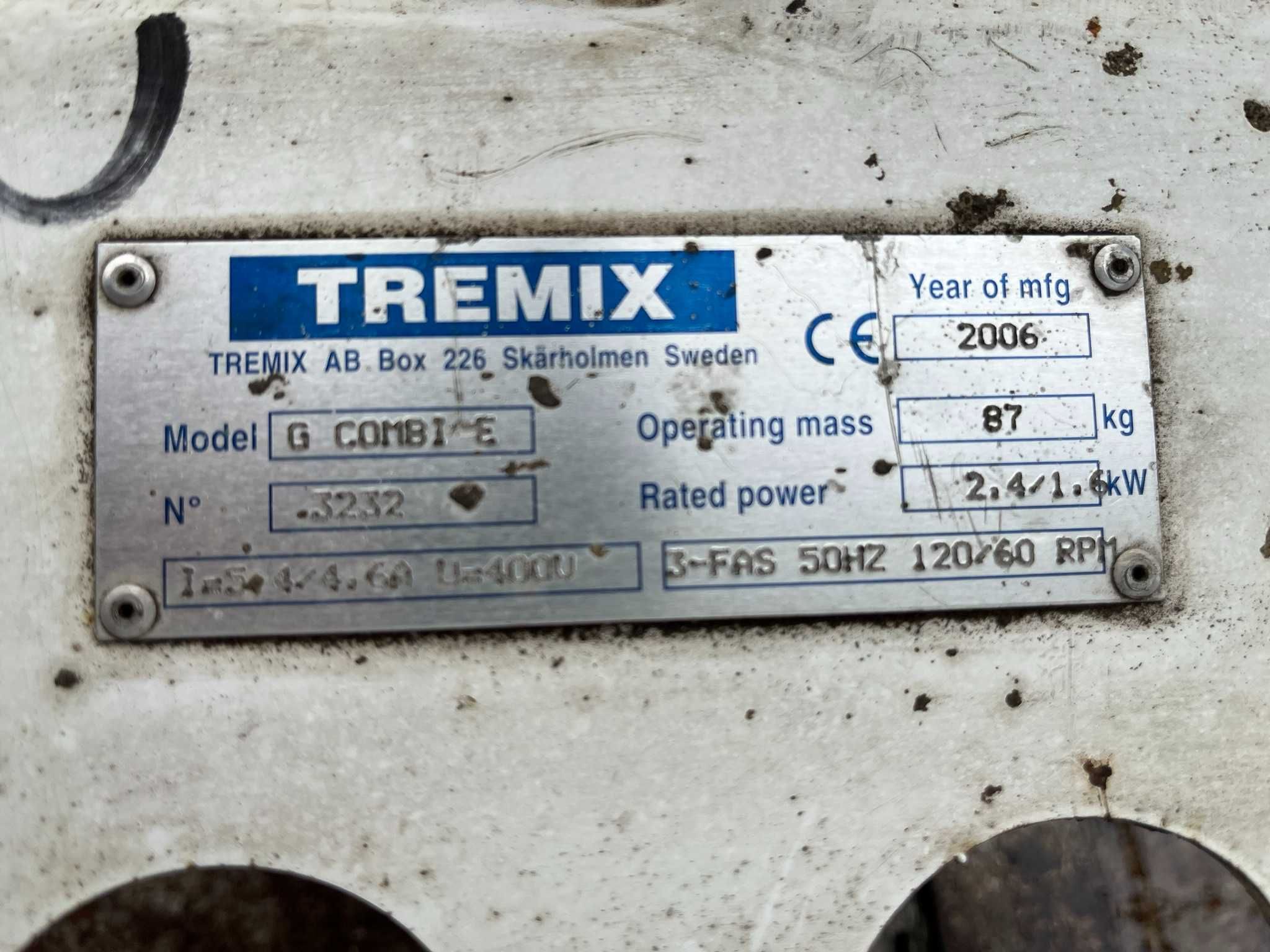 elektryczna zacieraczka do betonu TREMIX typ G COMBI e 98 /100cm