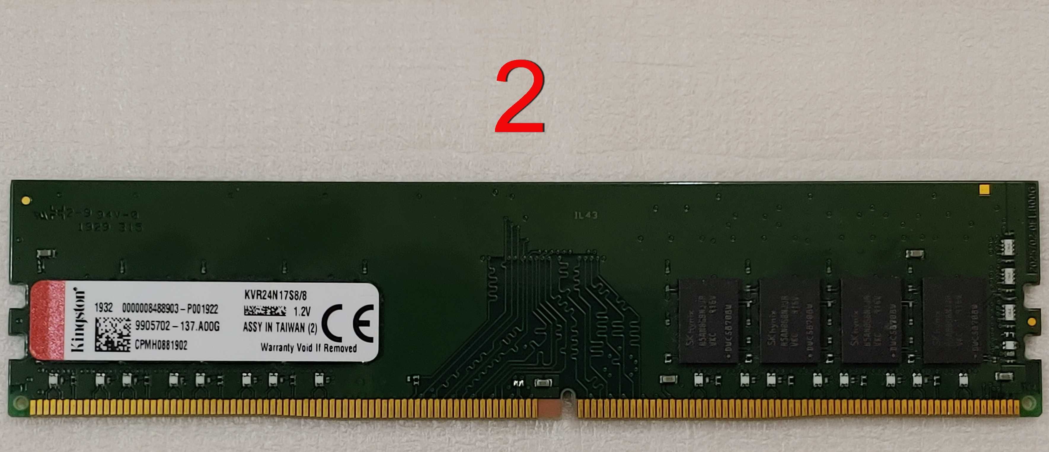 Оперативна пам`ять ОЗУ DDR4 / 2666 16Gb / 2400 8Gb