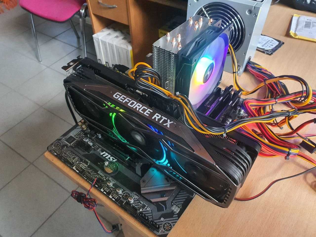 Видеокарта Gainward RTX3070Ti Phoenix 8Gb 256 bit GDDR6X отличное сост