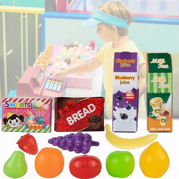 Koszyk Kosz Sklepowy Na Zakupy Dla Dzieci Do Zabawy Owoce Warzywa