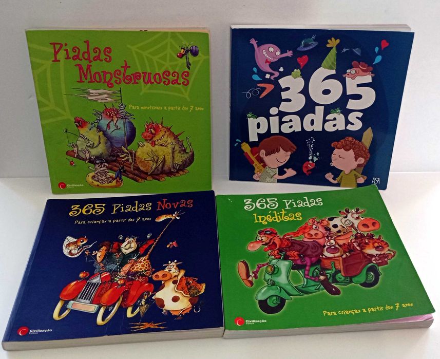 Vários livros de Piadas