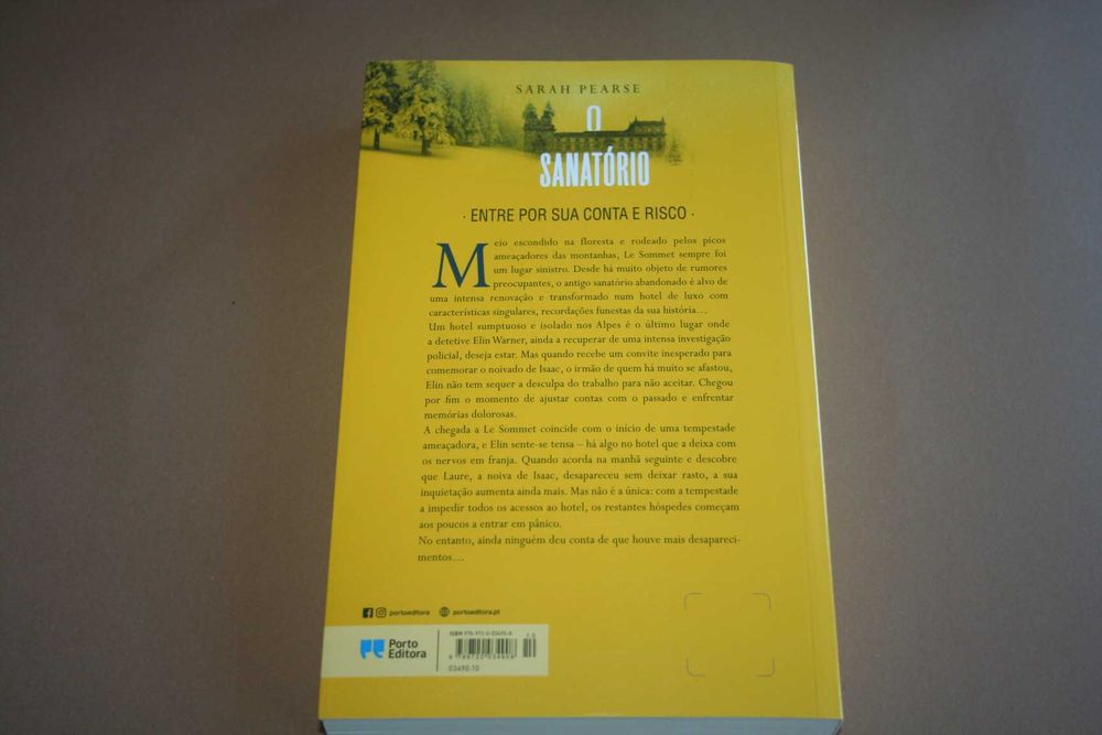 [] O Sanatório, de Sarah Pearse