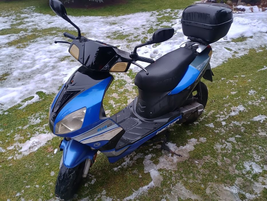 Skuter Romet z Kufrem plus Nowy Kask/ możliwy Transport do Klienta