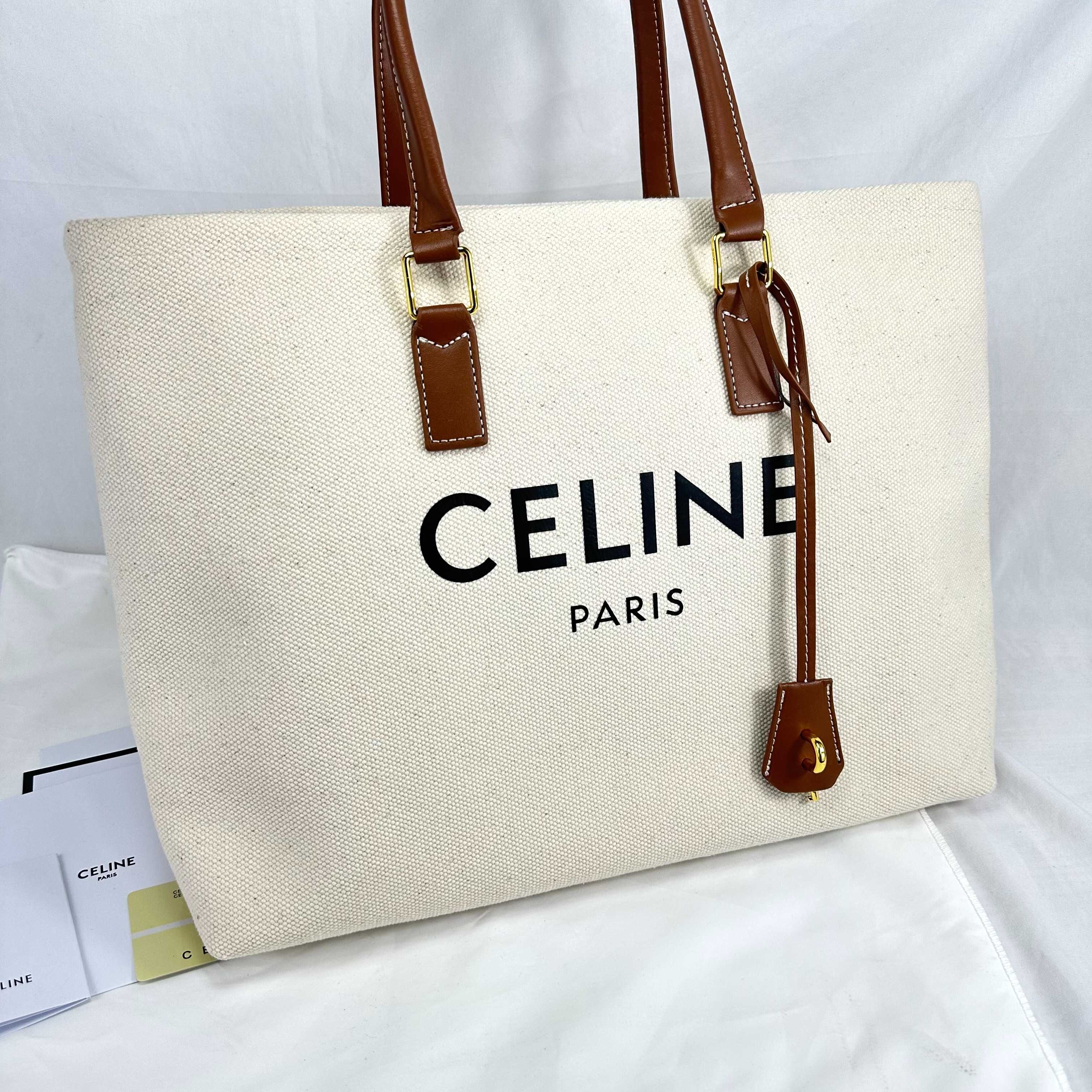 Torba płócienna CELINE pozioma Cabas