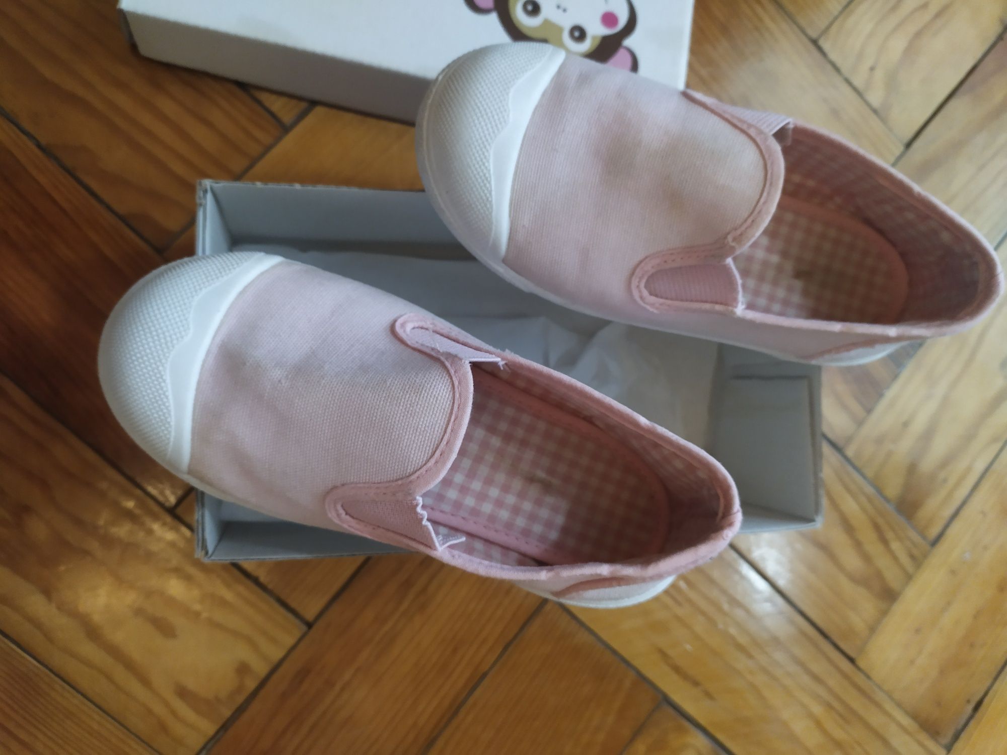 Sapatos pisamonas menina rosa