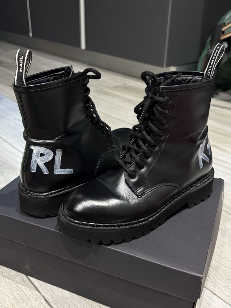 Ботинки натуральная кожа Karl Lagerfeld