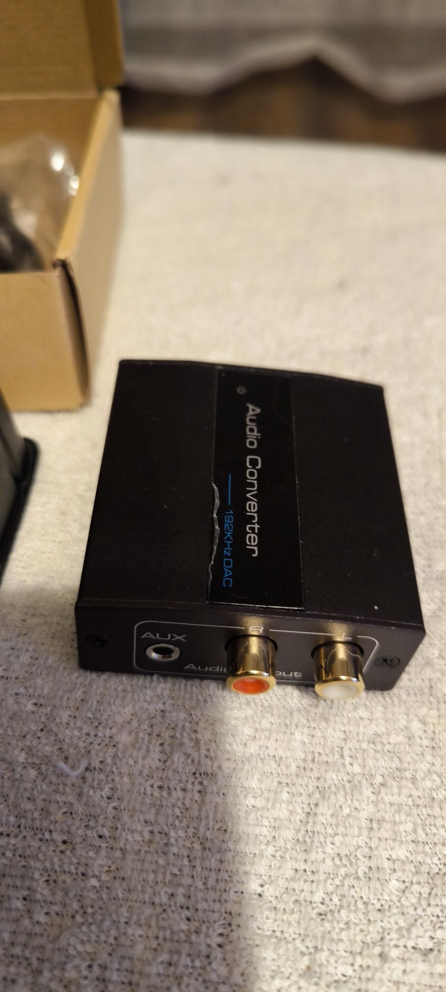 Konwerter spdif, coxial na AUX i RCA