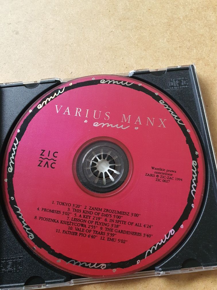 Płyta CD Varius Manx - Emu 1994 I Wydanie (Bez Kodu)