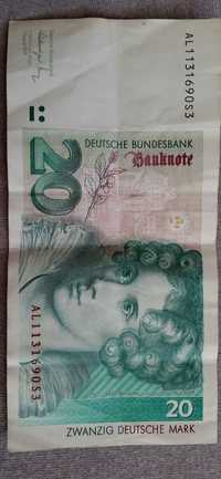 Banknot 20 marek RFN 1991