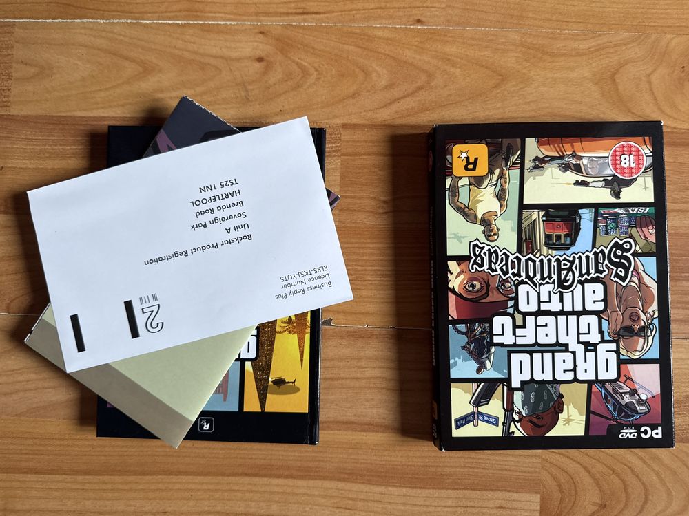 Grand Theft Auto San Andreas PC ENG premierowe nowe bez folii