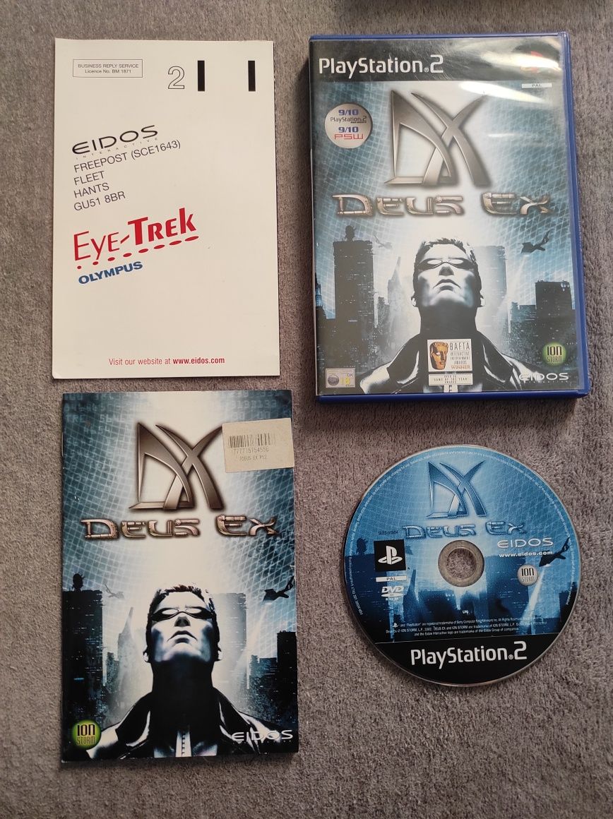 Deus Ex Human Revolution, Deus Ex Mankind Divided, Deus Ex,PS2,PS3,PS4