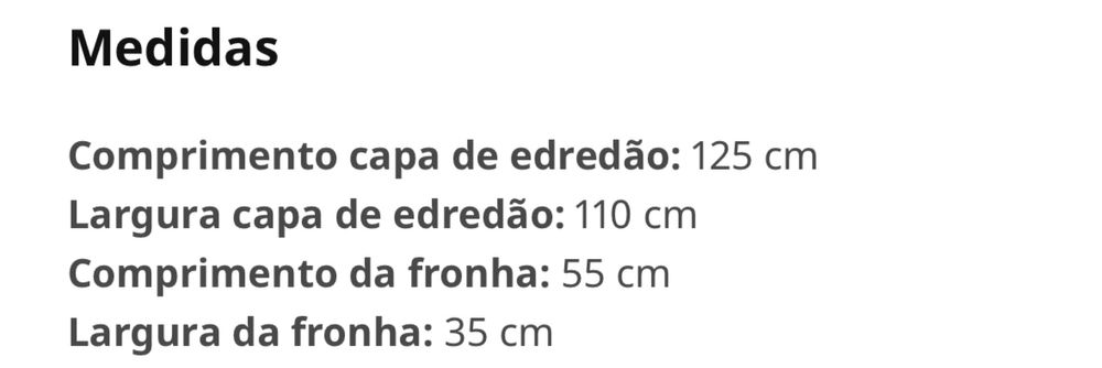 Jogo de cama p/berço IKEA