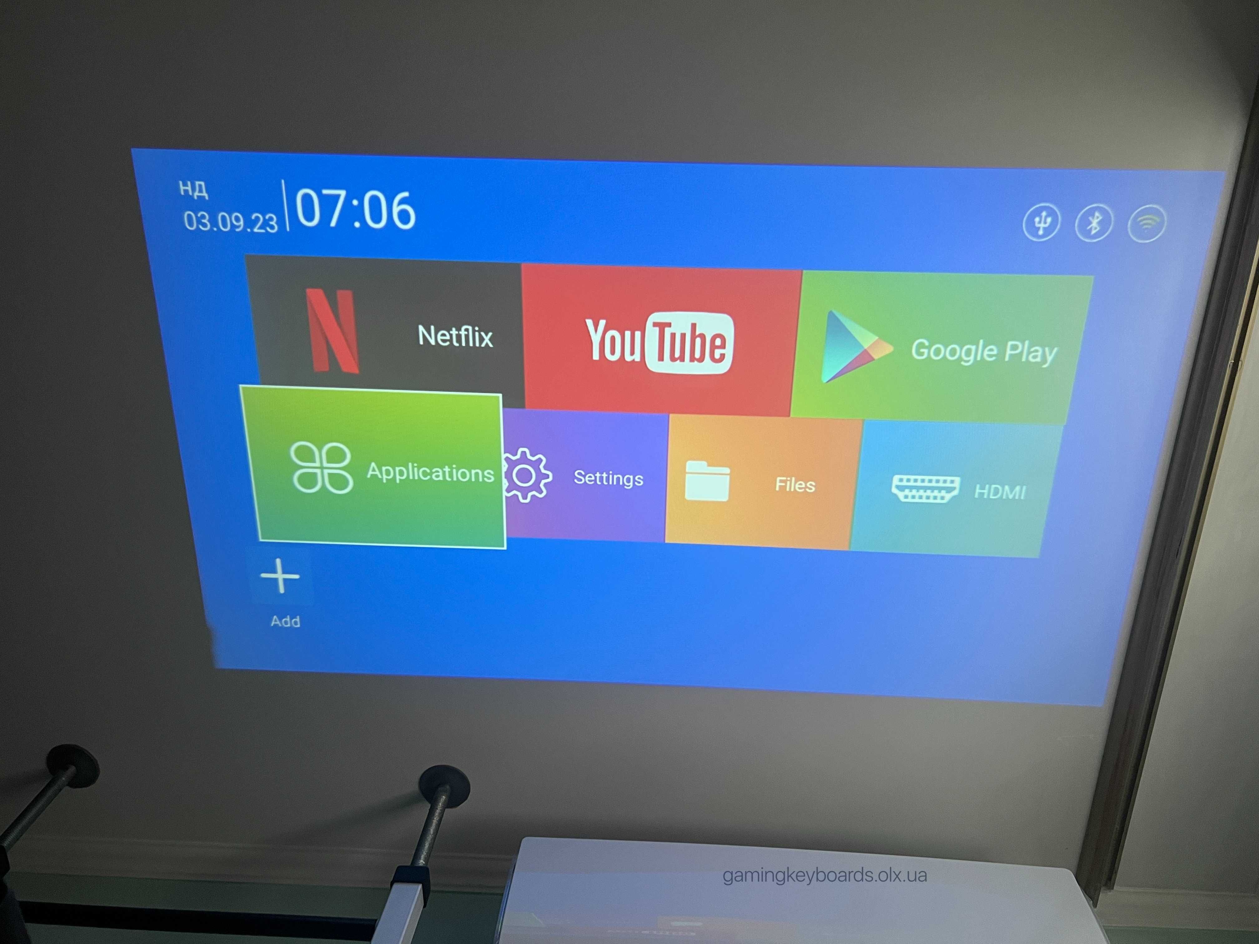 Новий проектор ‼️Magic Cube HY300 PRO.‼️ Android 11, WiFi, Bluetooth