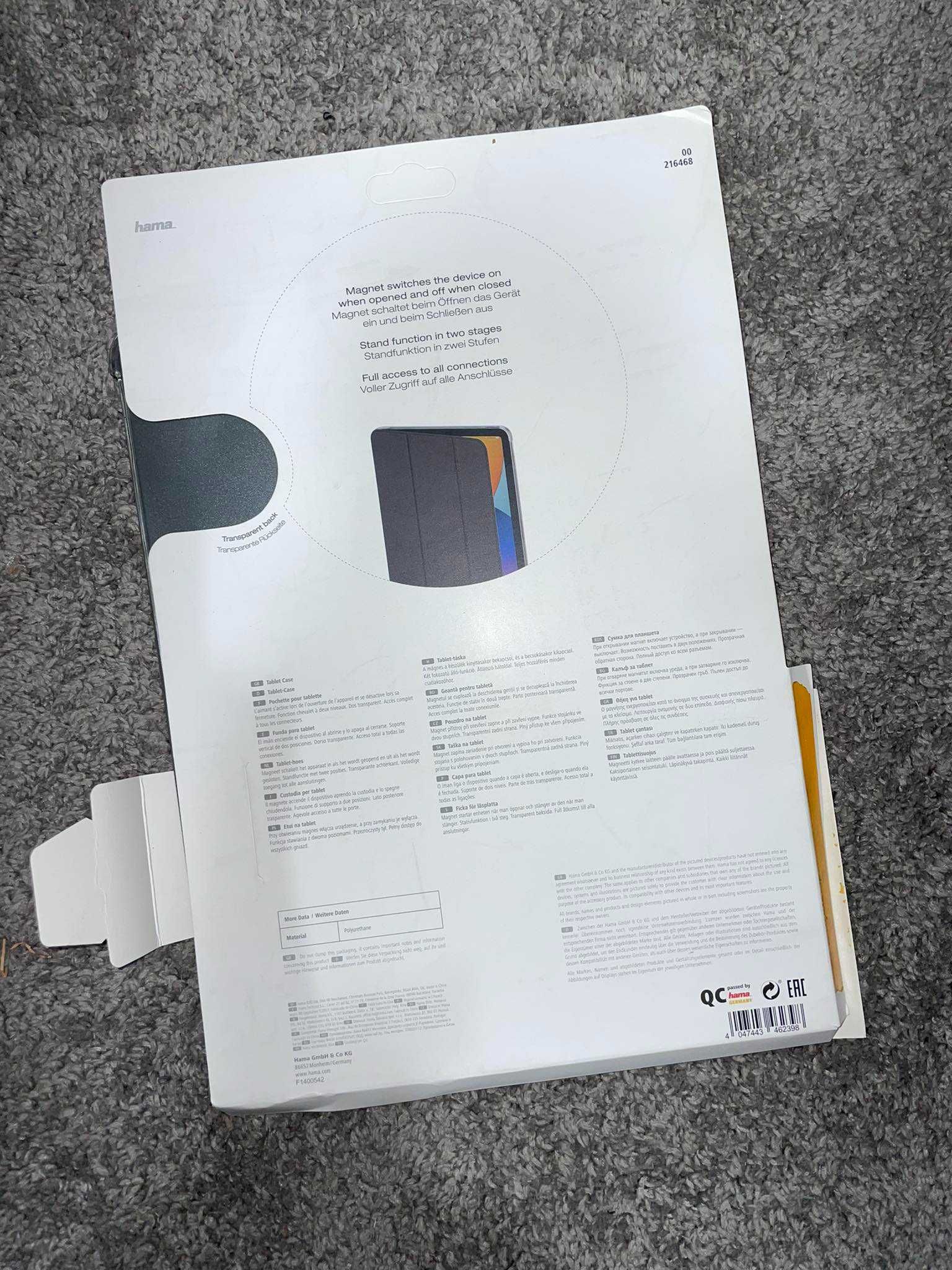 Hama tablet case Fold Clear do Apple iPad Pro 12.9'' 2021