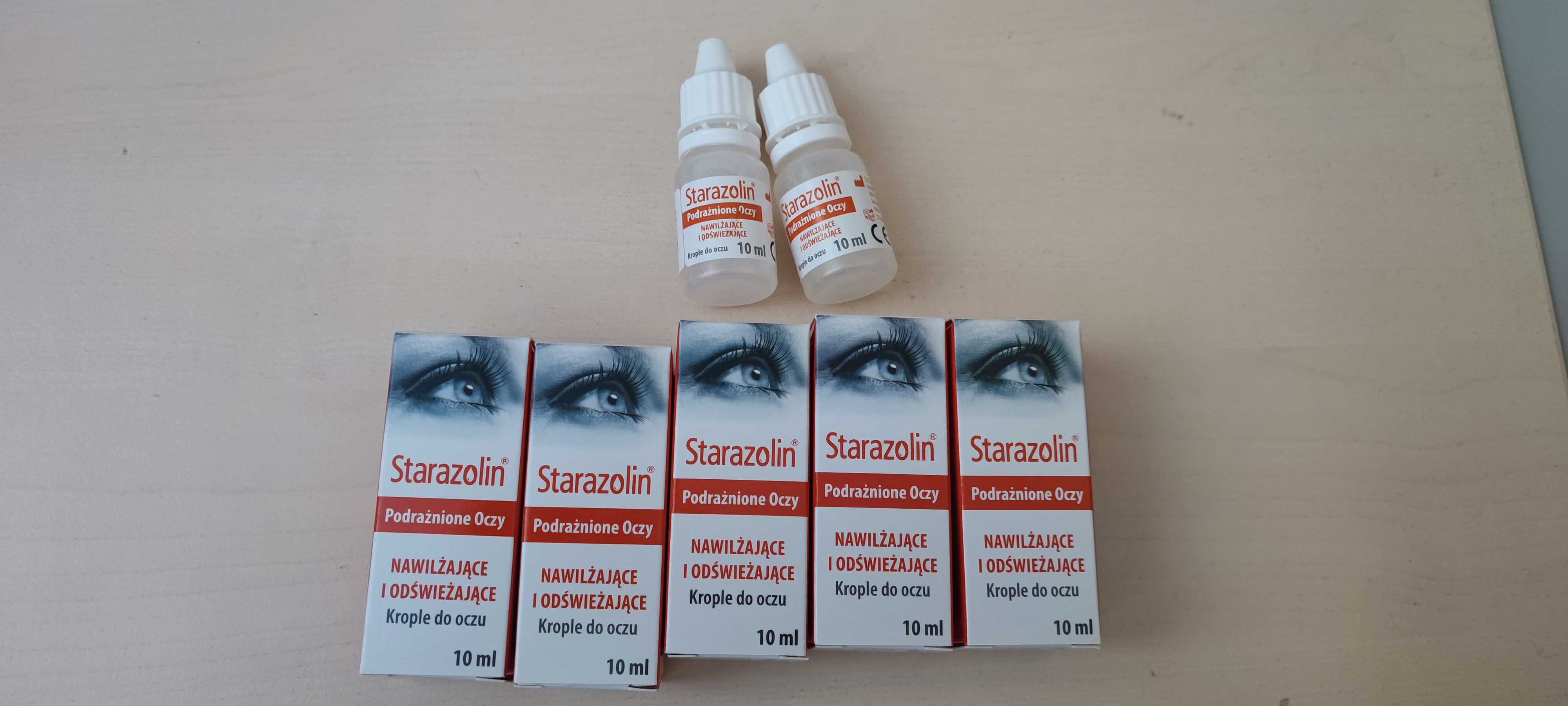 Krople do oczu Starazolin Podrażnione Oczy 10 ml x 7