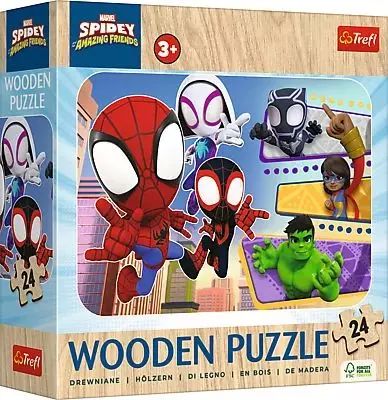 Puzzle Drew 24el Trefl Odwazny Spidey Pud10. Trefl