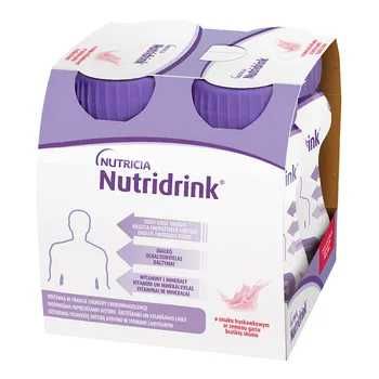 Nutridrink Protein 4x125 ml smak truskawkowy