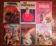 10 Livros de Bd, anos 80 e 90