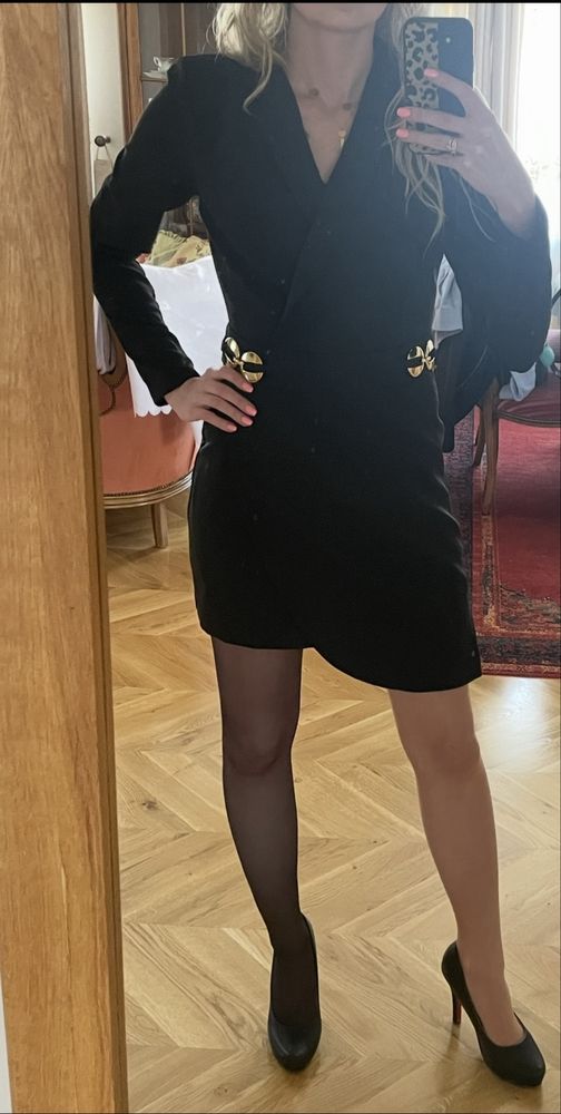 Kombinezon marynarka sukienka S
