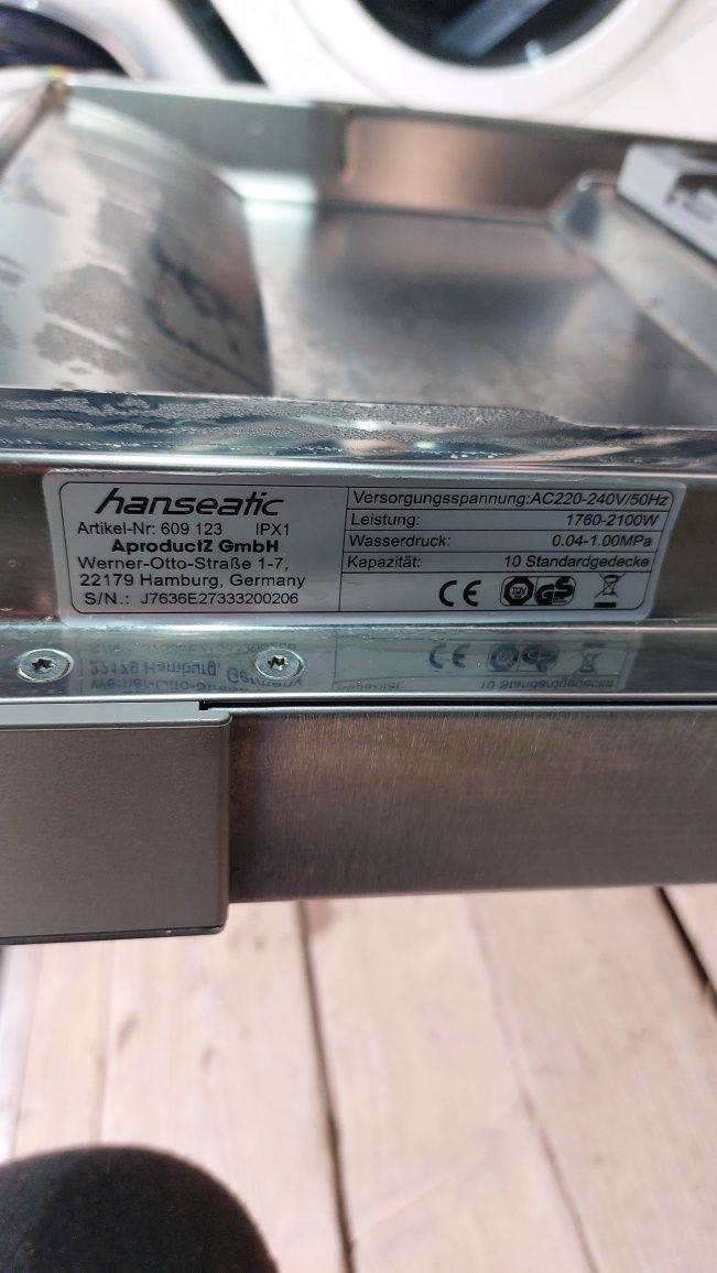 Посудомийна машина посудомойка 45см Hanseatic