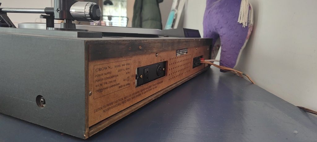 CROWN SHC-5100 centrum muzyczne, radio, magnetofon, gramofon, PEREŁKA