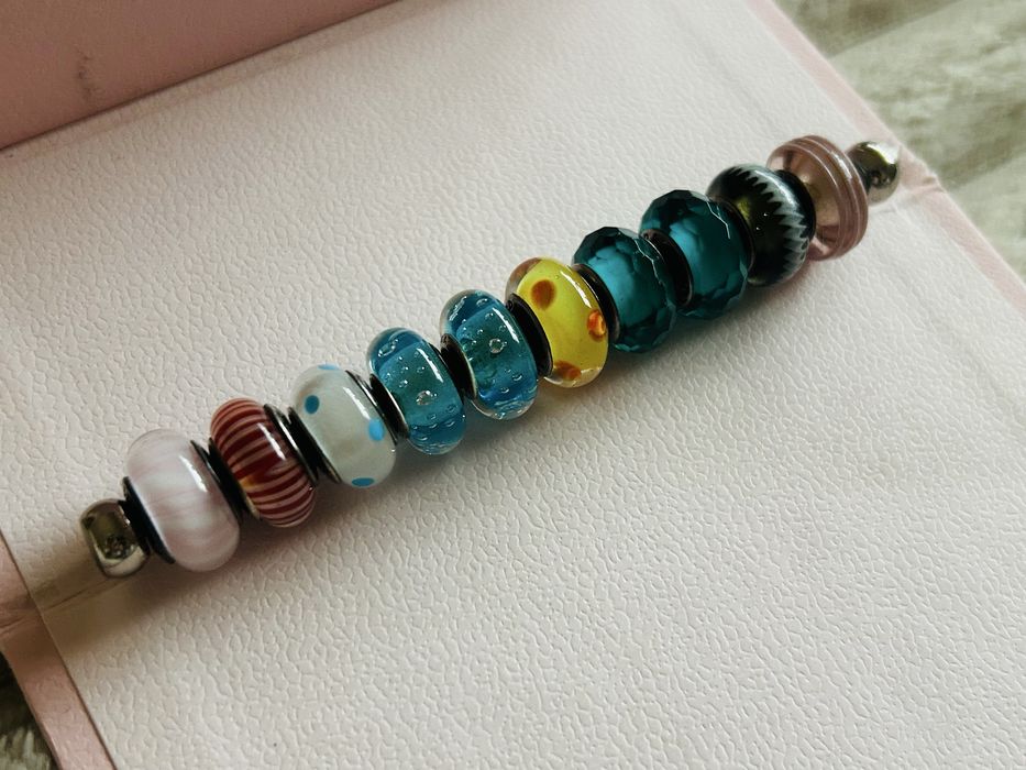 Charmsy charms oryginalny Pandora szkło murano