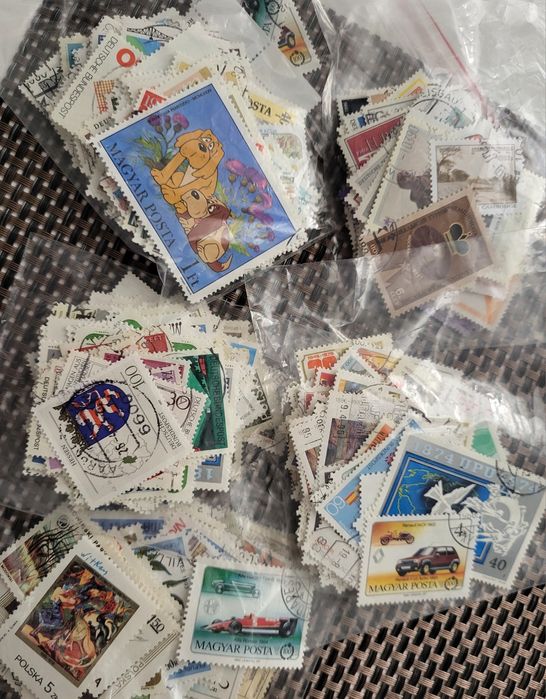 Znaczki pocztowe 100 szt mix