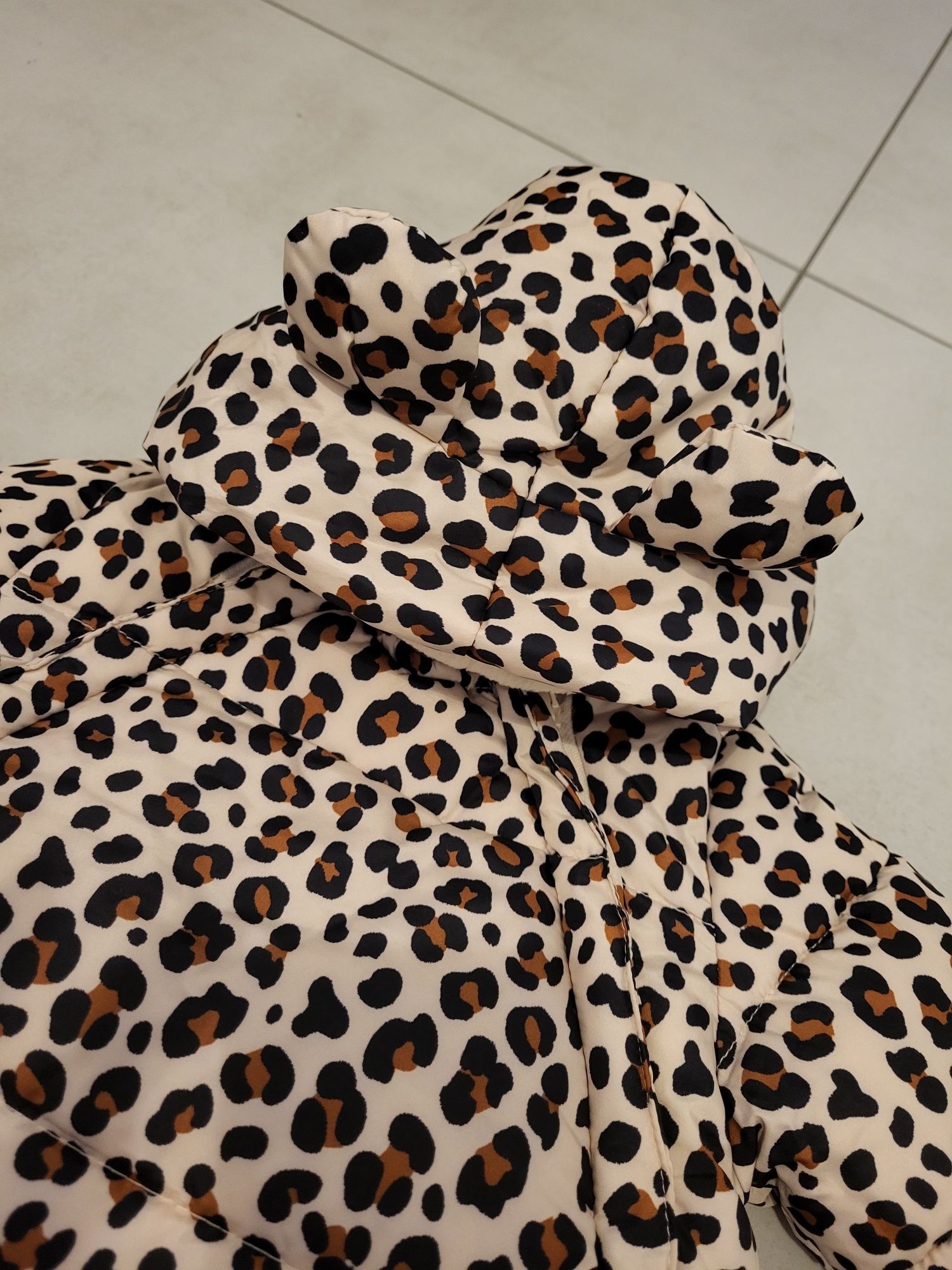 Kombinezon zimowy śpiworek H&M panterka