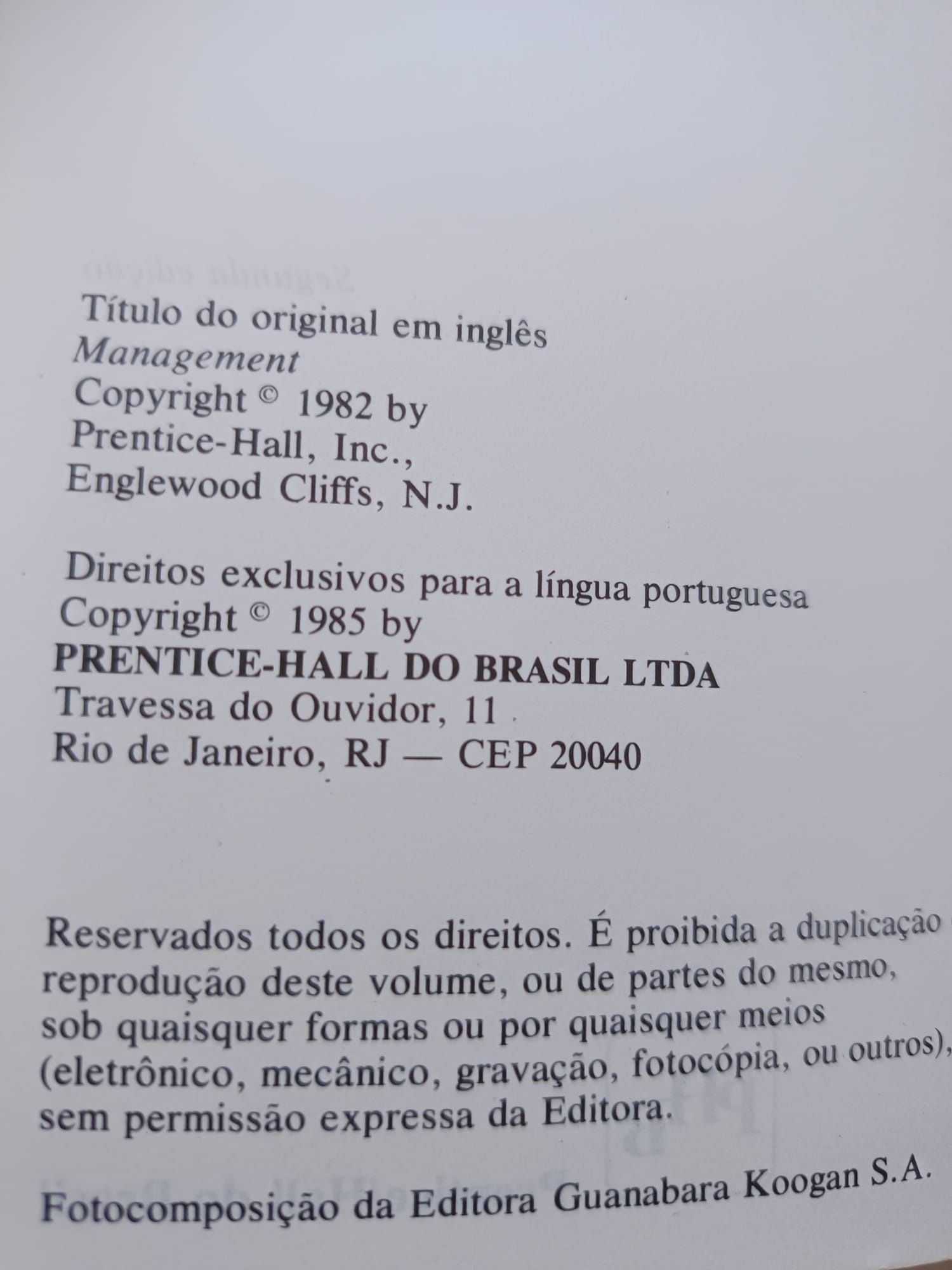 Administração / James stoner