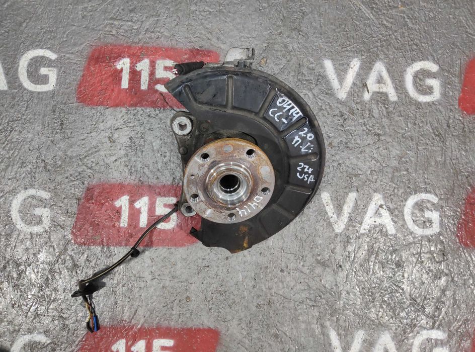 Кулак передний алюминиевый пасат СС passat cc