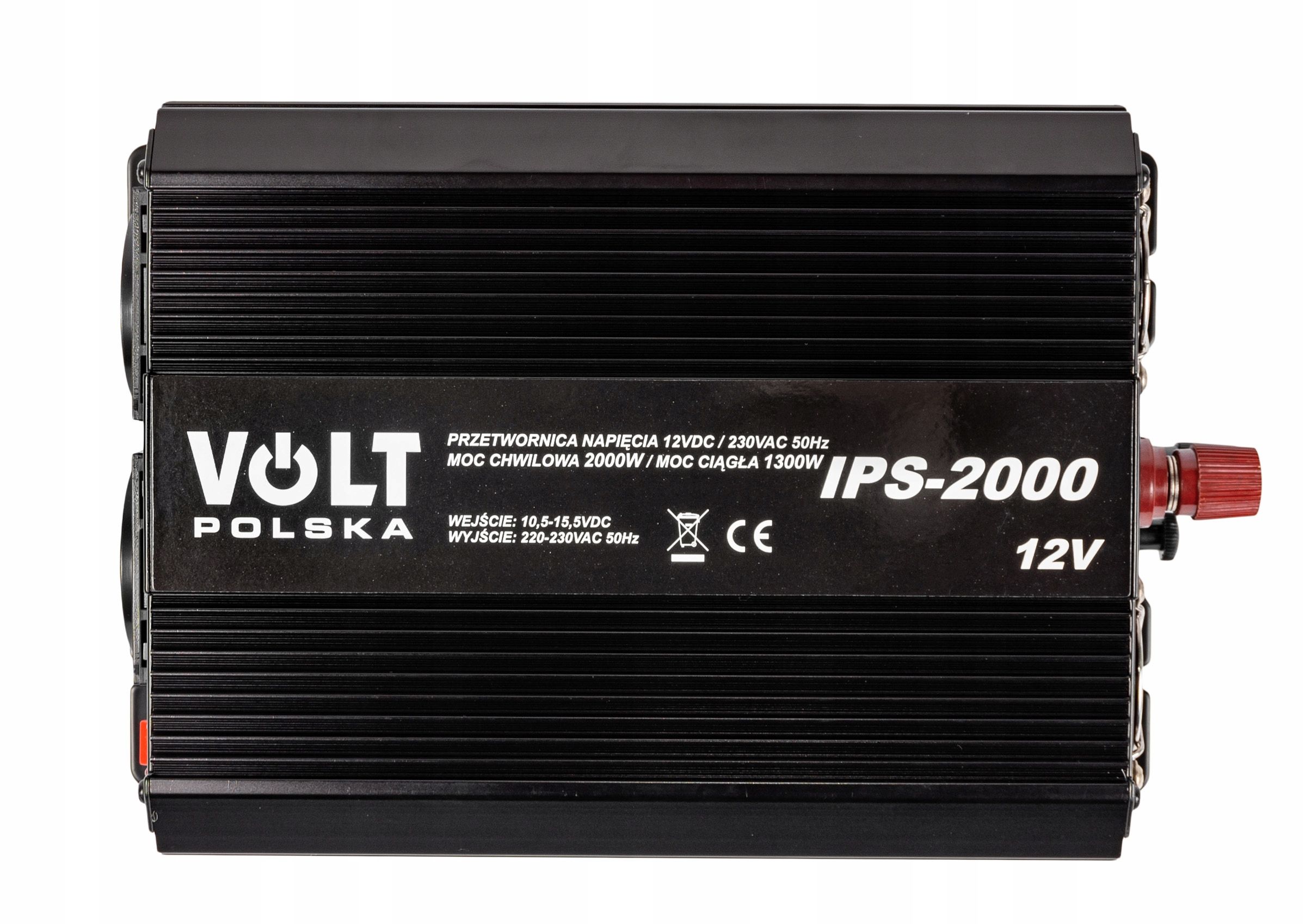Przetwornica 12V 230V samochodowa napięcia IPSN 1000W/2000W (PRZ150)