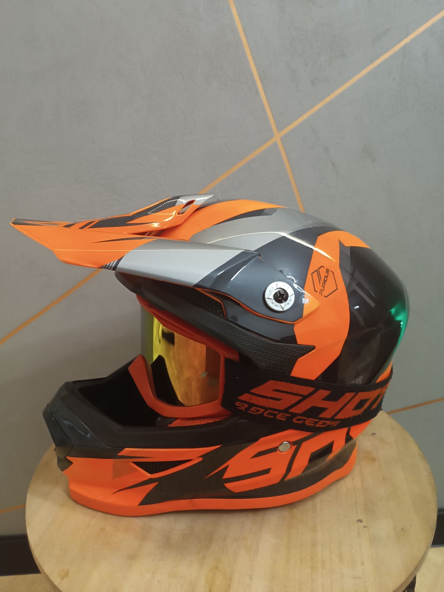 Kask Shot Furious plus gogle Shot Roz.M