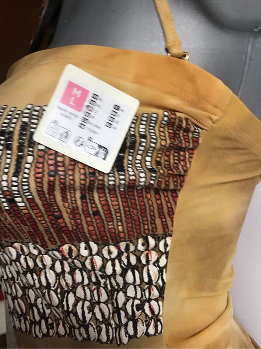 Damski kostium kąpielowy jednoczęściowy ML wzór etniczny cieniowany