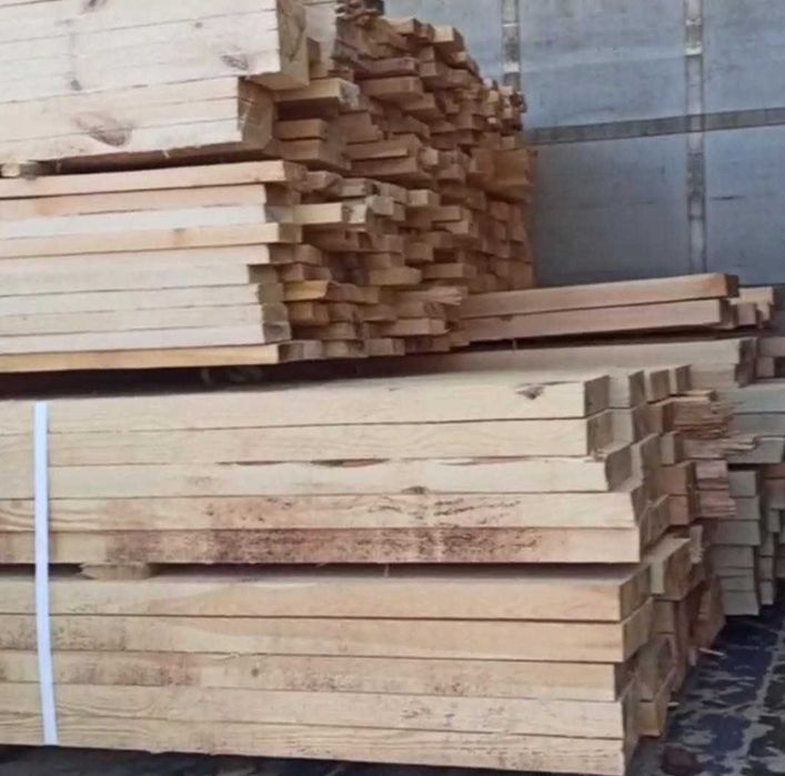 Пиломатеріали рейка 120*40*3м (брус, крокви. Дошка обрізна/необрізна)