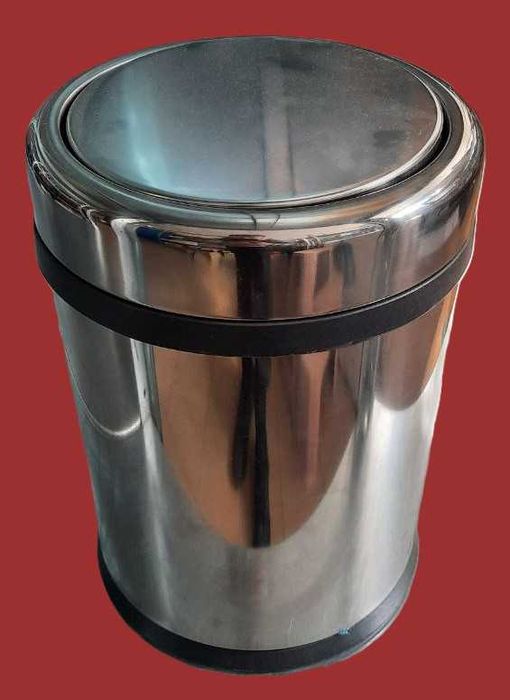 Відро для сміття EforMetal 8 л хром