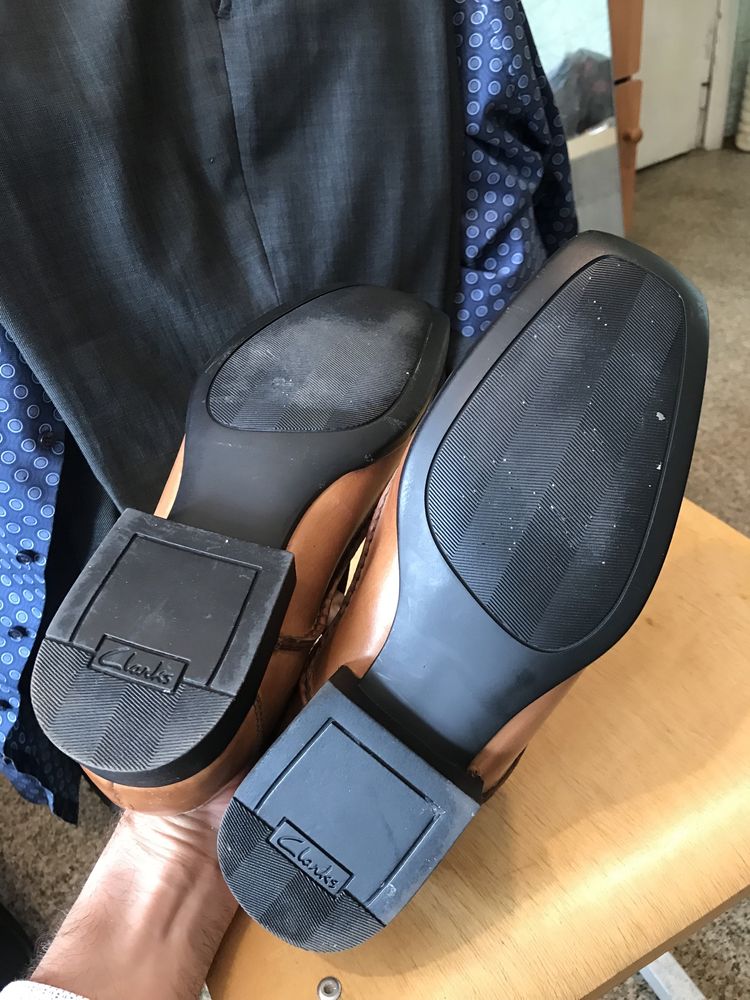 Чоловічі мокасини Clarks новенькі! 40 р