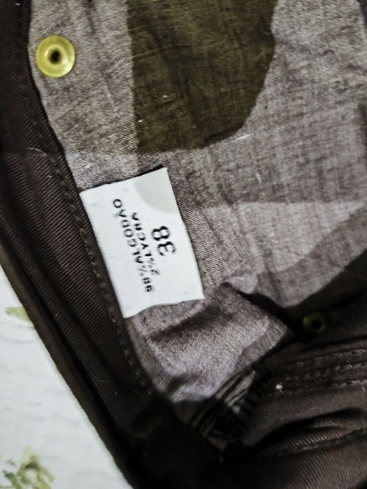 Calça elástica de senhora castanha  tamanho 38