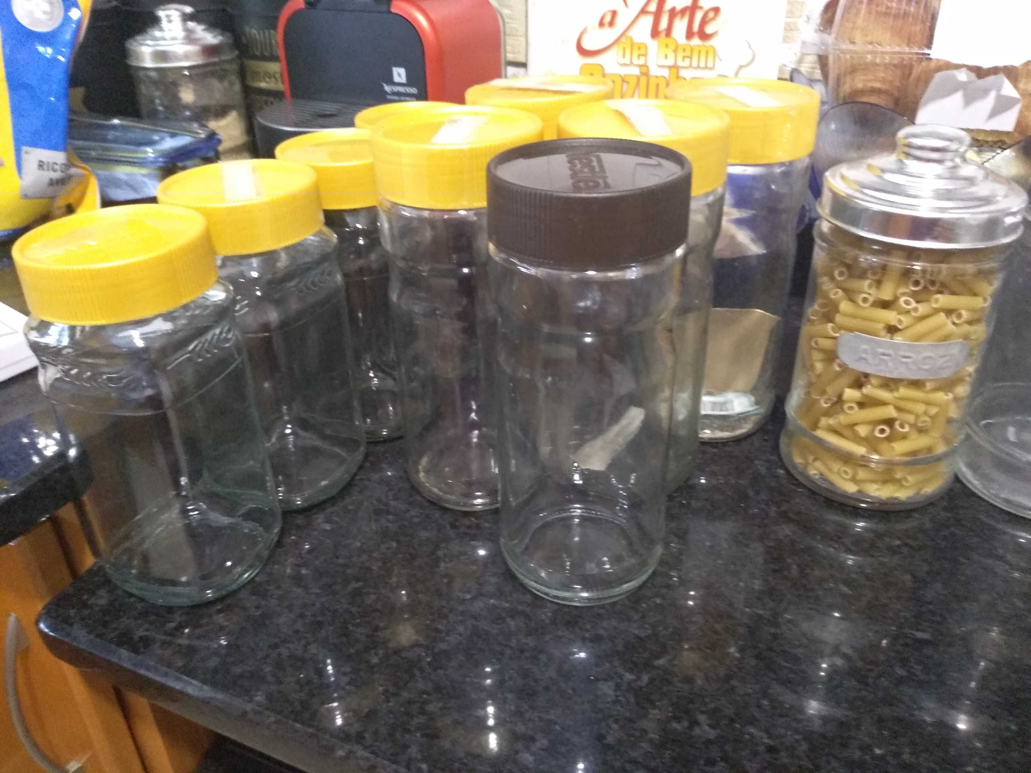 Frasco / Frascos de vidro para cozinha
