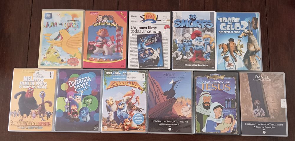 DVDs de filmes vários