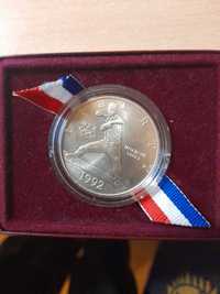 США 1 доллар 1992 Серебро D  XXV летние Олимпийские Игры в Барселоне