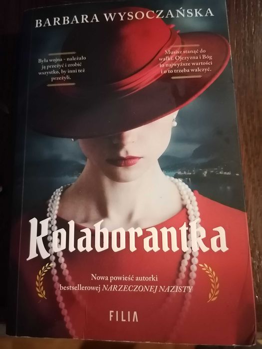 Książka "Kolaborantka" B. Wysoczańska