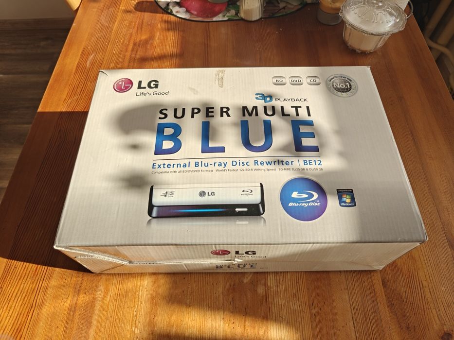 Зовнішній Blu-ray привід LG Super Multi Blue BE12