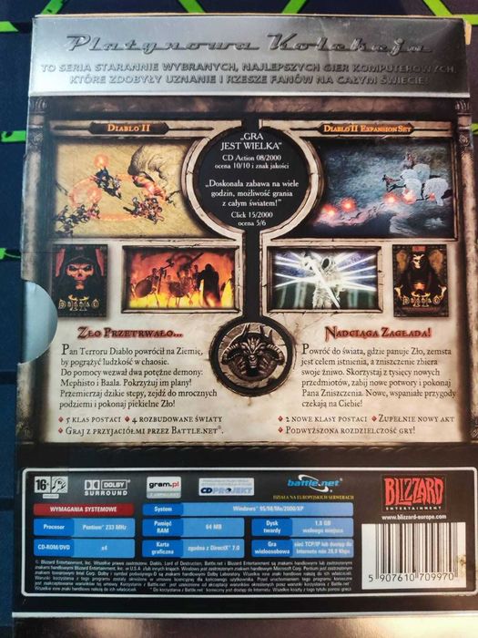 Gra PC Diablo II 2 + Expansion set edycja limitowana