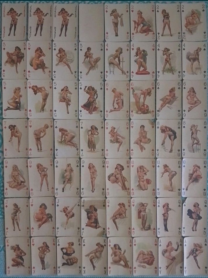 Карты игральные ню