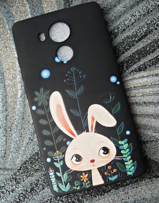 Черный матовый бампер/чехол на Huawei Mate 8