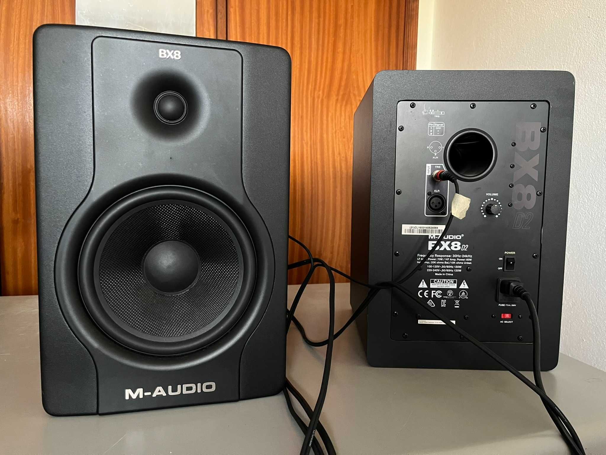 Colunas Activas M-Audio BX8 D2 (Par)